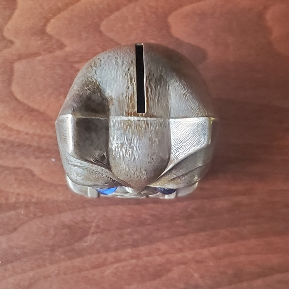 Vintage 1920s Metal Bulldog Dog Coin Bank Silver Plate Denmark - Picture 5 of 9